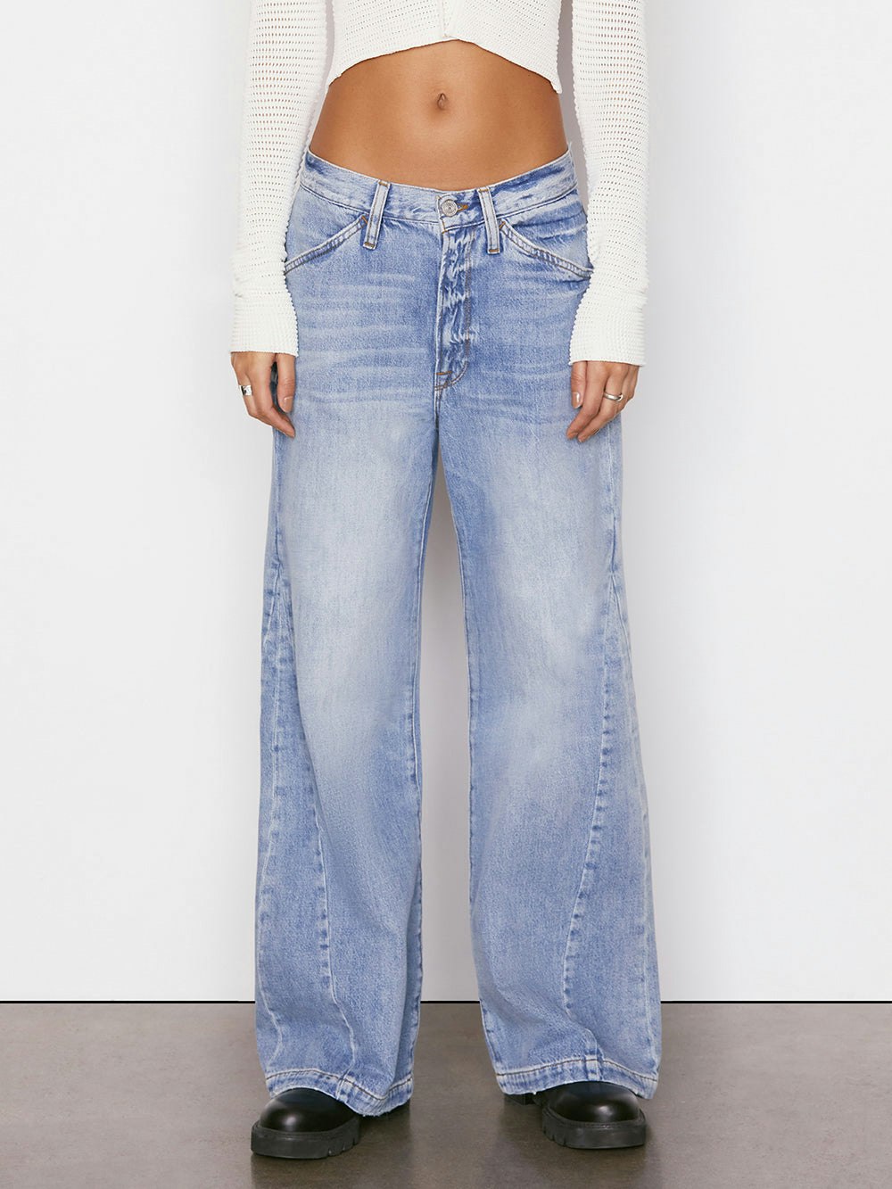 jeans front view